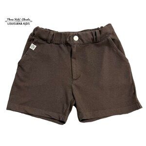 Alba Of Denmark Sz 134 (9Y) Organic Chocolate Brown Shorts